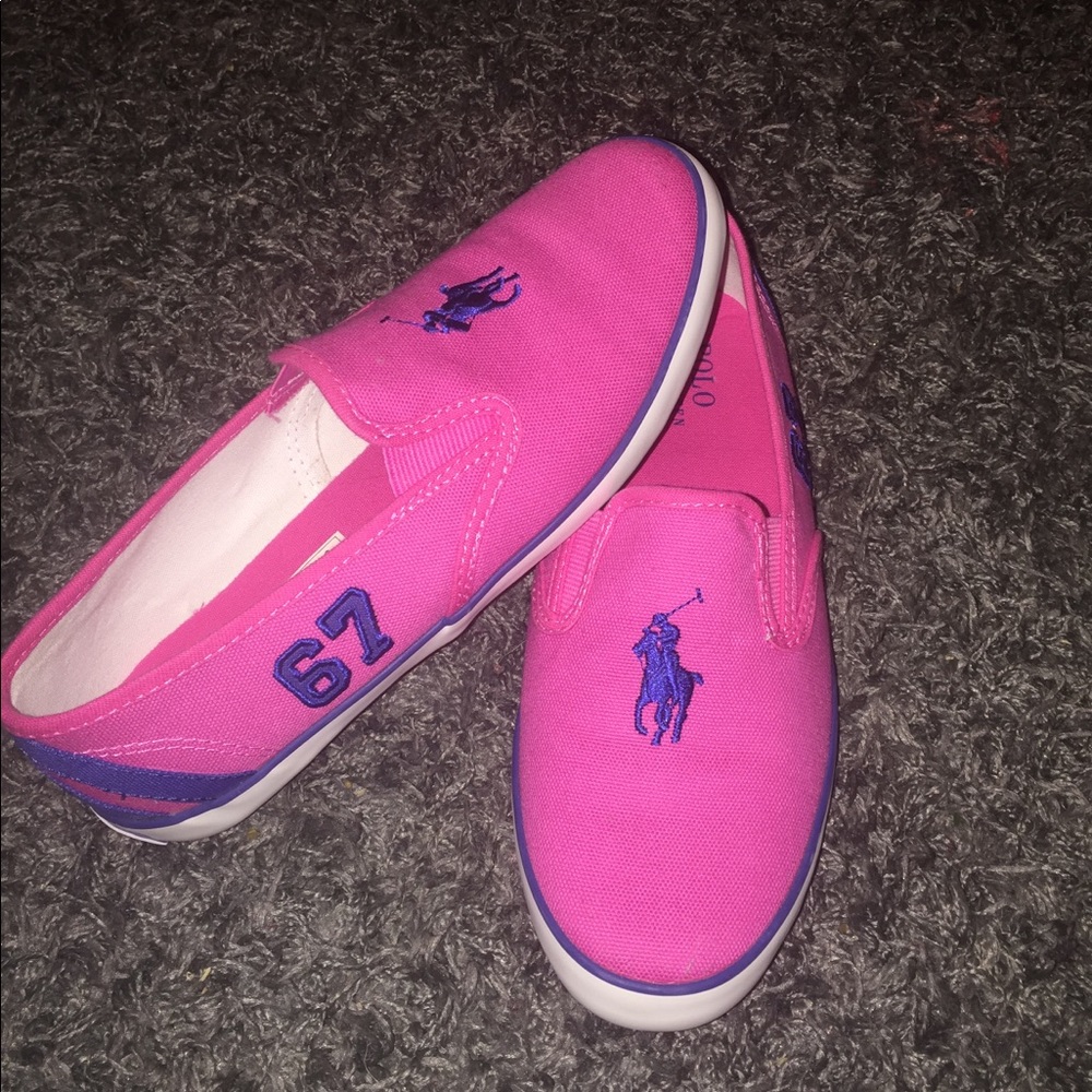 Canvas upper Ralph Lauren Polo shoes